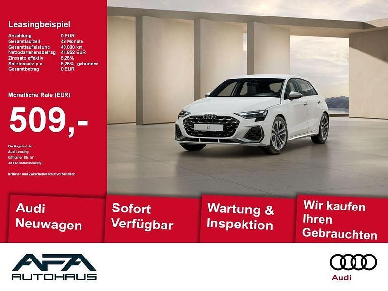 Neu Audi S3 Performance 333 PS (244 kW) 2026 Weiß Limousine