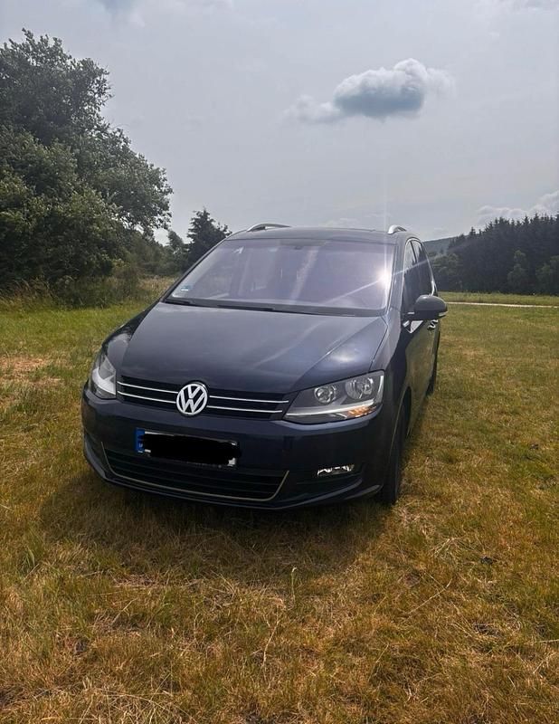 Gebraucht VW Sharan 103 PS (75 kW) 2012 Blau Van / Kleinbus