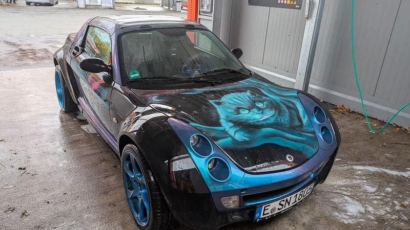 Schwarz Gebraucht 2003 Smart Roadster Cabrio | 4.000 € (Etwas zu teuer) - Bild 1/4