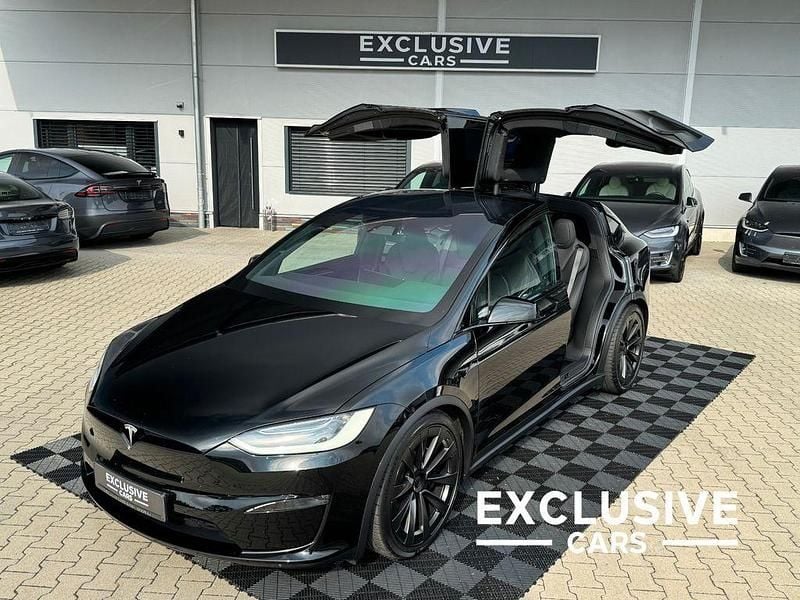 Schwarz Gebraucht 2023 Tesla Model X SUV | 77.950 € (Teuer) - Bild 1/4