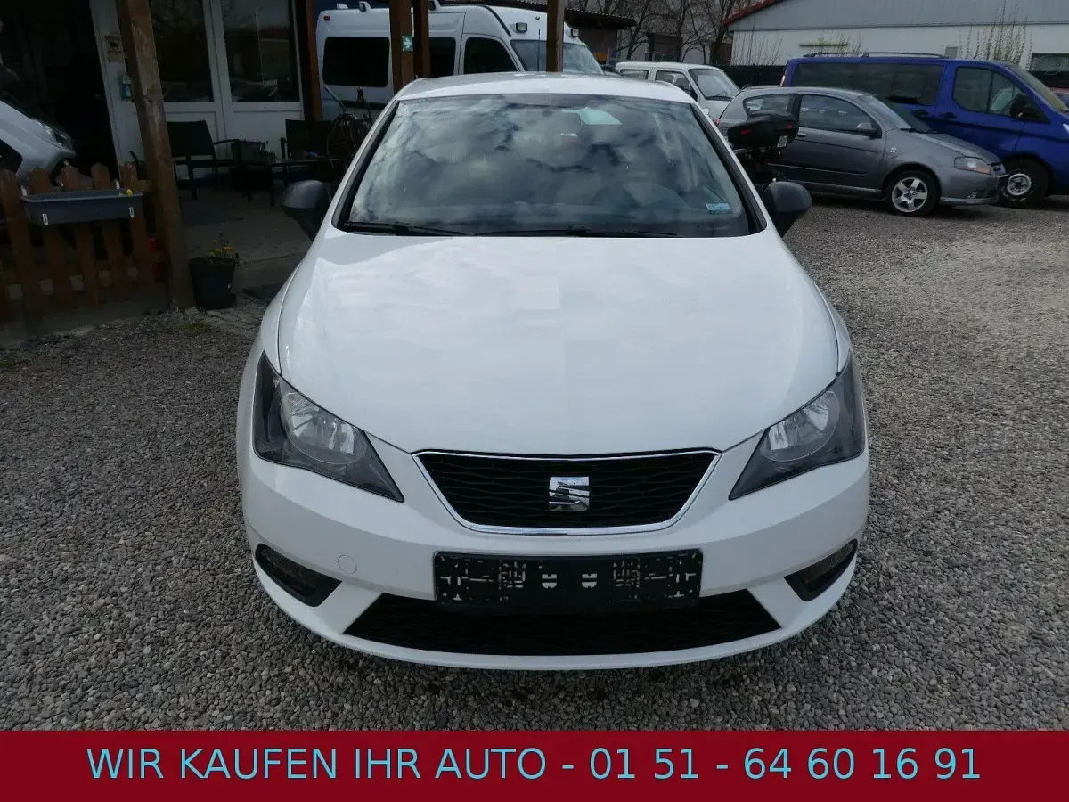 Gebraucht Seat Ibiza Reference 86 PS (63 kW) 2014 Weiß Kleinwagen