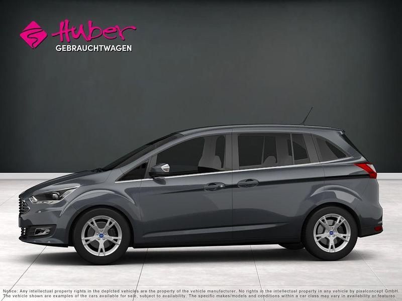 Gebraucht Ford Grand C-Max Titanium 150 PS (110 kW) 2016 Grau Van / Kleinbus