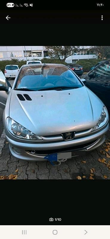 Silber Gebraucht 2005 Peugeot 206 CC Cabrio | 800 € (Superpreis) - Bild 1/4
