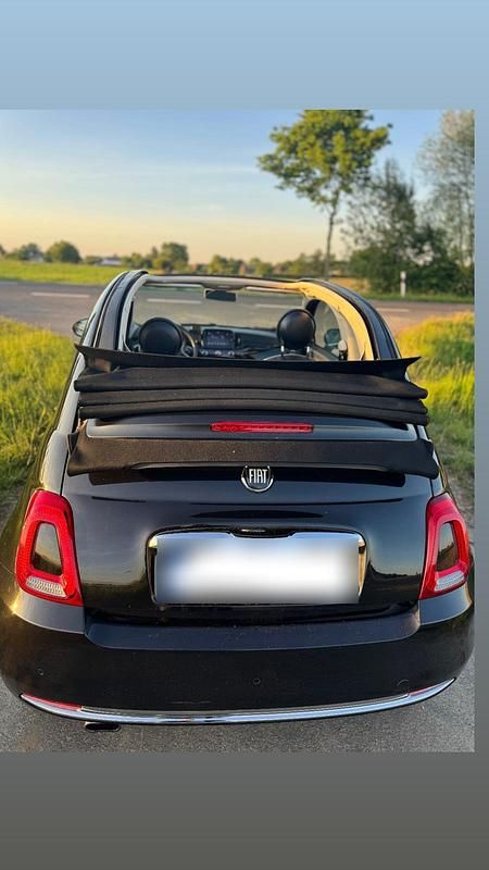 Usata Fiat 500 69 CV (50 kW) 2018 Nero Cabrio