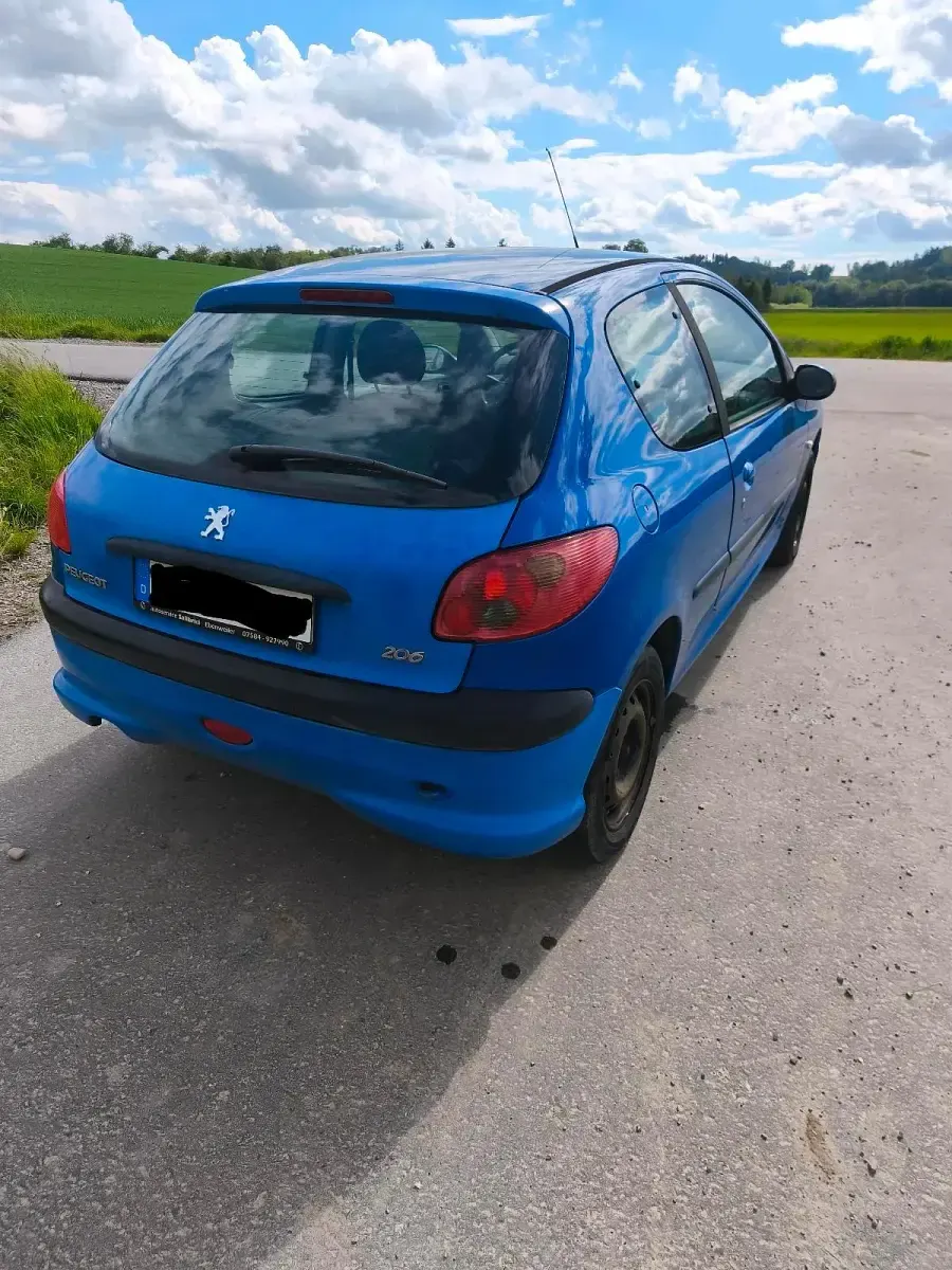 Gebraucht Peugeot 206 60 PS (44 kW) 2005 Blau Kleinwagen
