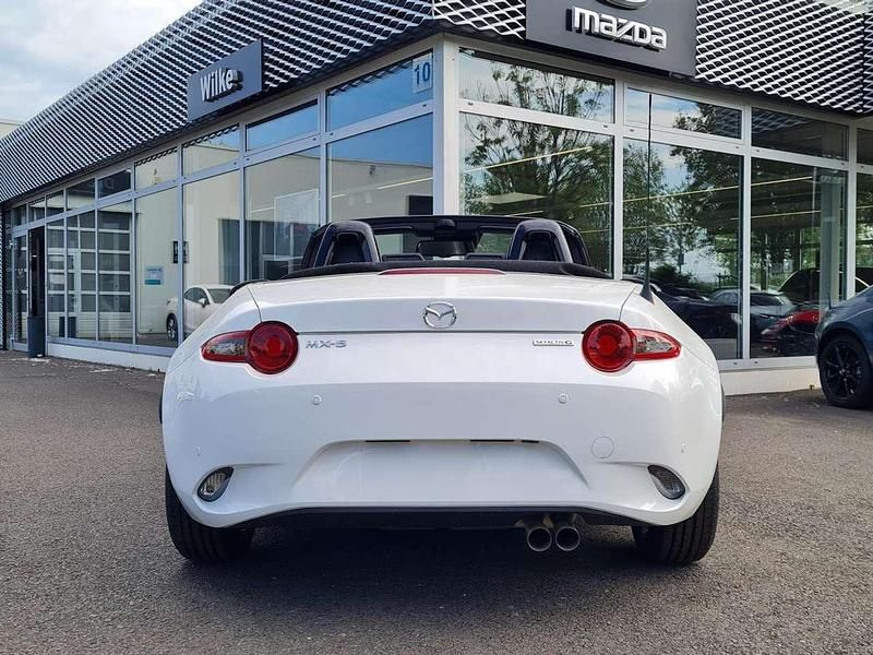 Neu Mazda MX5 Prime-Line 132 PS (97 kW) 2025 Weiß (arctic white) Cabrio
