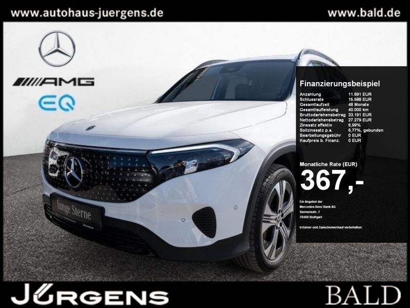 Weiss unilack polarweiss Gebraucht 2024 Mercedes EQB300 Electric Art SUV | 42.490 € - Bild 1/4