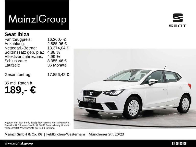 Weiß Gebraucht 2025 Seat Ibiza Limousine | 16.260 € (Guter Preis) - Bild 1/3