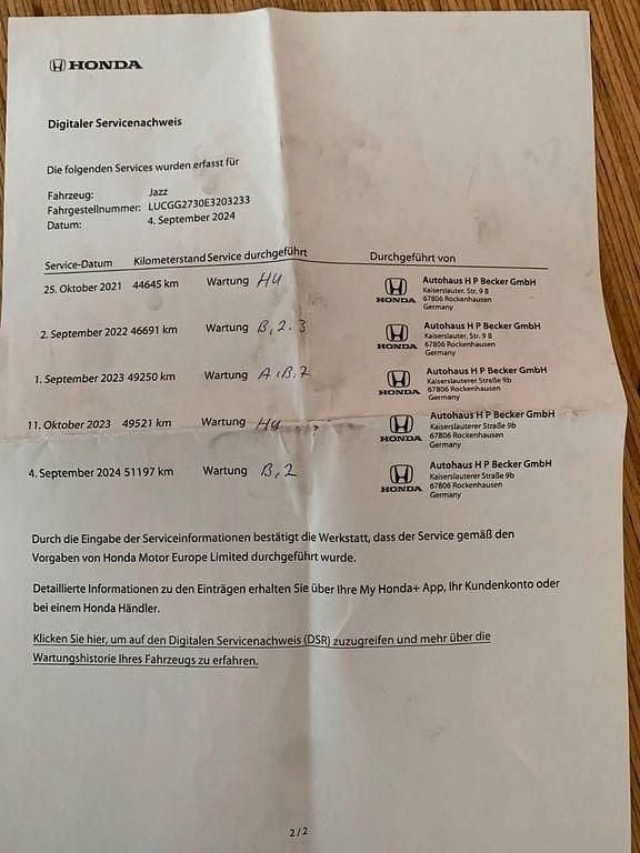 Gebraucht Honda Jazz S Cool 90 PS (66 kW) 2014 Weiß Kleinwagen