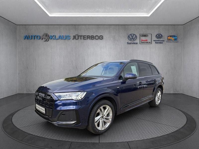 Blau Gebraucht 2022 Audi Q7 S-Line SUV | 61.950 € (Fairer Preis) - Bild 1/4
