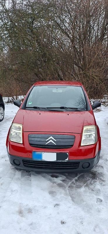 Gebraucht Citroën C2 60 PS (44 kW) 2004 Rot Kleinwagen