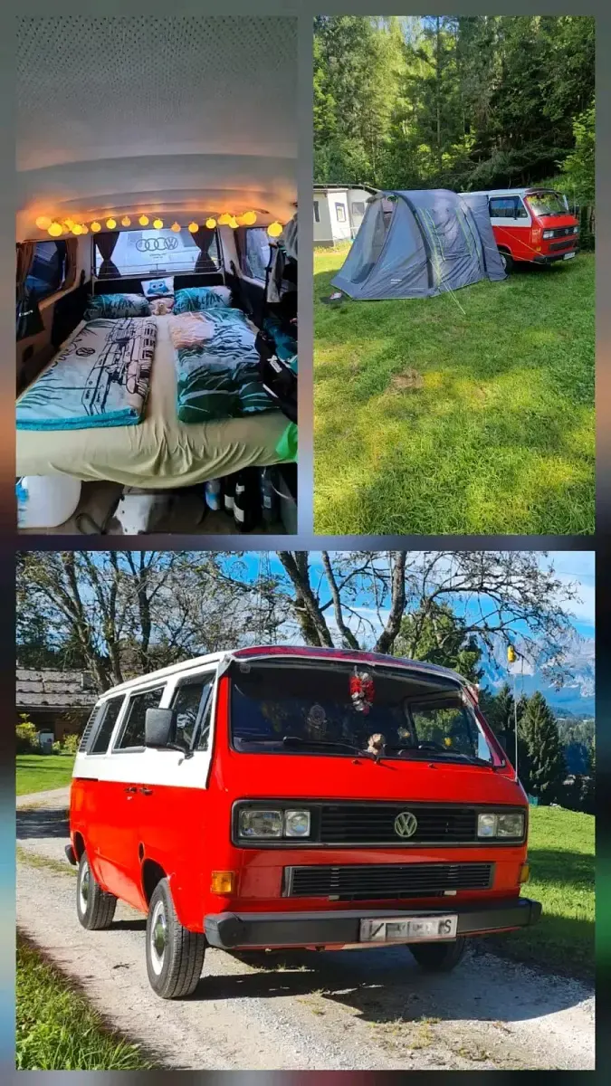 Gebraucht VW T3 Basis 51 PS (37 kW) 1990 Rot Van