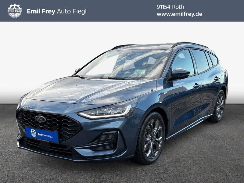 Chrome blue metallic Gebraucht 2023 Ford Focus ST-Line X Kombi | 21.450 € (Guter Preis) - Bild 1/4