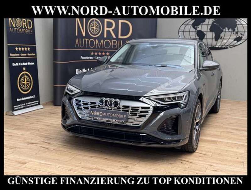 Grau Gebraucht 2024 Audi Q8 e-tron S-Line SUV | 47.700 € (Superpreis) - Bild 1/3