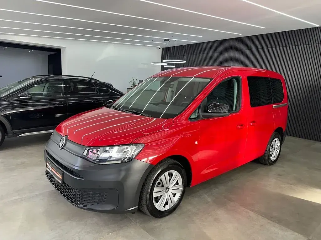 Gebraucht VW Caddy 122 PS (89 kW) 2021 Rot Van / Kleinbus
