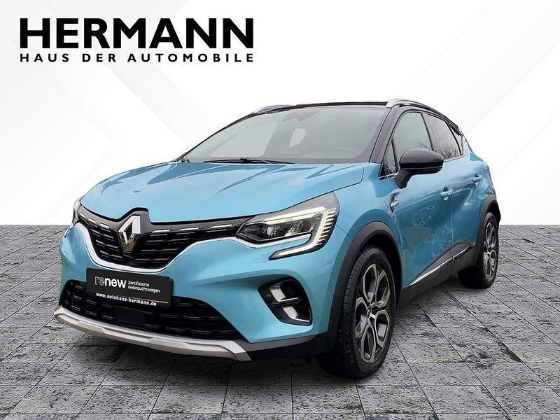 Zweifarbig: aquamari (blau) Gebraucht 2021 Renault Captur Intens SUV | 17.401 € (Guter Preis) - Bild 1/4