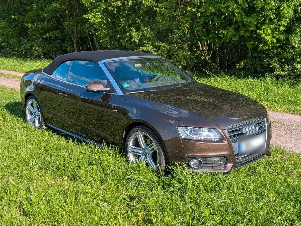 Gebraucht Audi A5 Cabriolet S-Line 170 PS (125 kW) 2010 Braun Cabrio