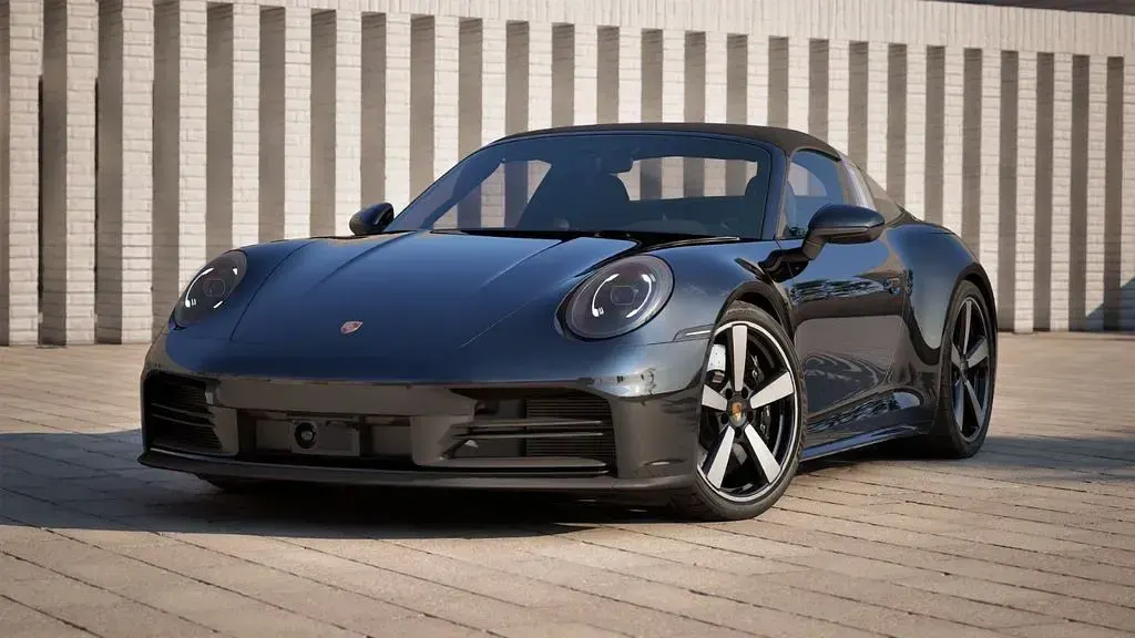 Neu Porsche 911 Targa 4S Chrono 480 PS (353 kW) 2026 Schwarz Cabrio