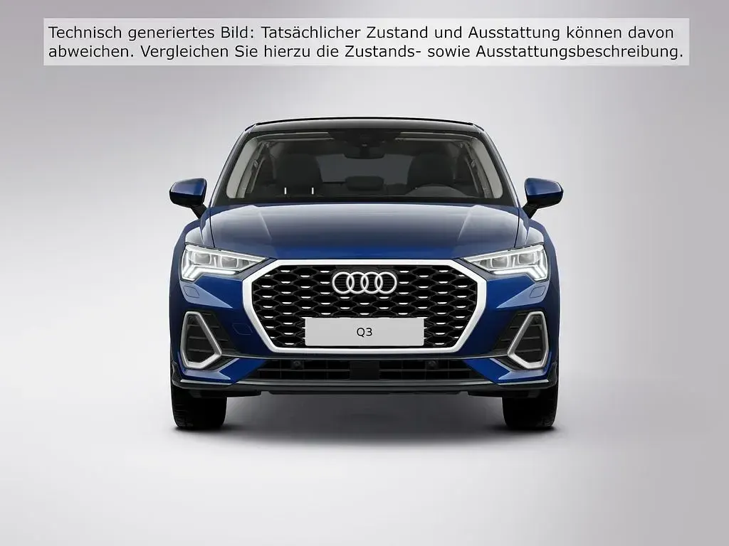 Gebraucht Audi Q3 Sportback S-Line 150 PS (110 kW) 2024 Blau SUV