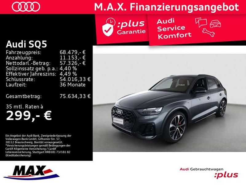 Daytonagrau perleffekt Gebraucht 2024 Audi SQ5 Ambiente SUV | 68.479 € (Superpreis) - Bild 1/3