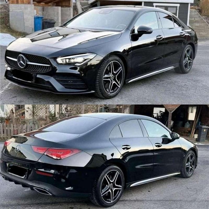 Schwarz Gebraucht 2021 Mercedes CLA250 AMG line Limousine | 32.000 € (Guter Preis) - Bild 1/4