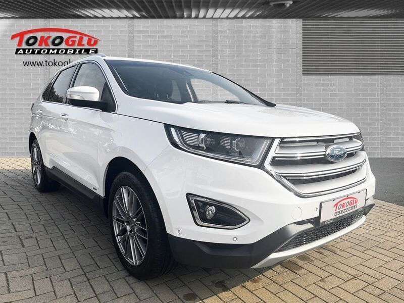 Weiss Gebraucht 2017 Ford Edge Titanium SUV | 16.689 € (Fairer Preis) - Bild 1/4