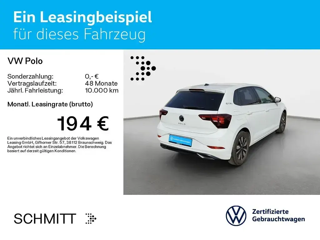 Usata VW Polo Goal 95 CV (69 kW) 2025 Bianco Utilitaria