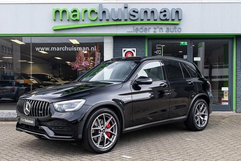 Schwarz Gebraucht 2019 Mercedes GLC43 AMG Premium SUV | 52.850 € - Bild 1/4