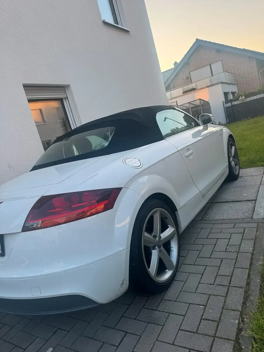 Gebraucht Audi TT Roadster S-Line 200 PS (147 kW) 2008 Weiß Cabrio