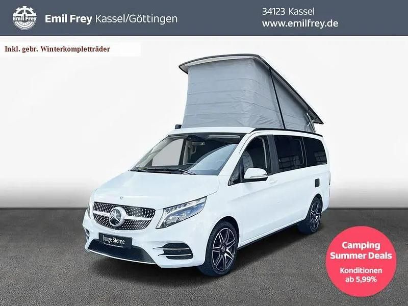 Bergkristallweiss metallic Gebraucht 2023 Mercedes V300 Marco Polo Van / Kleinbus | 72.499 € (Etwas zu teuer) - Bild 1/4