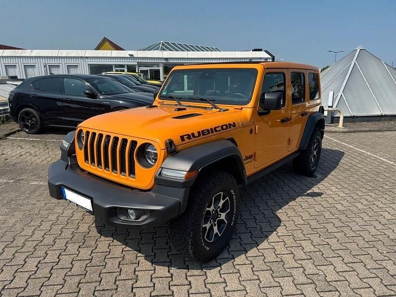 Orange Gebraucht 2021 Jeep Wrangler Rubicon SUV | 54.900 € (Fairer Preis) - Bild 1/4