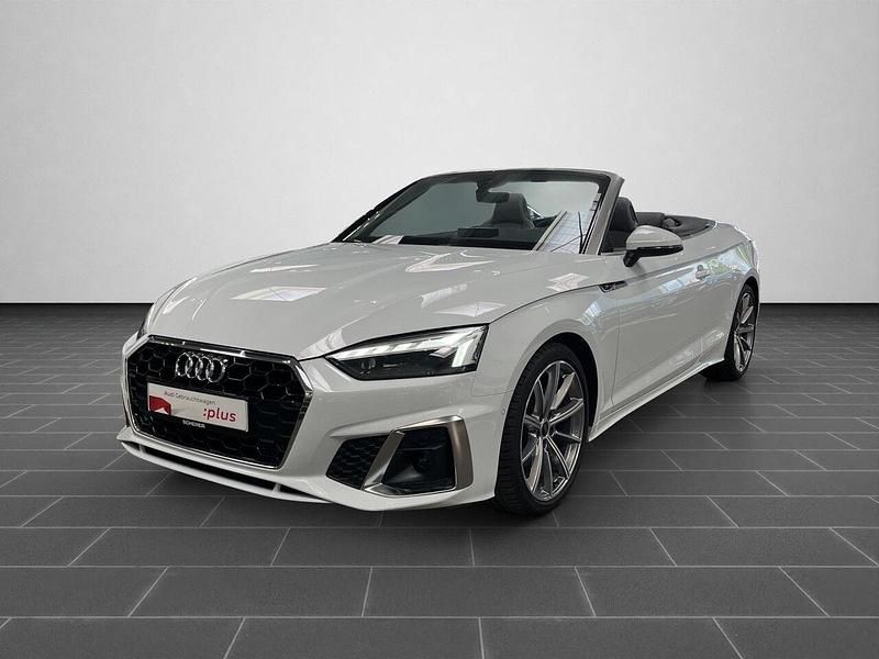 Gletscherweiß metallic verdeck schwarz (metallic) Gebraucht 2024 Audi A5 Ambiente Coupé | 47.990 € (Guter Preis) - Bild 1/4