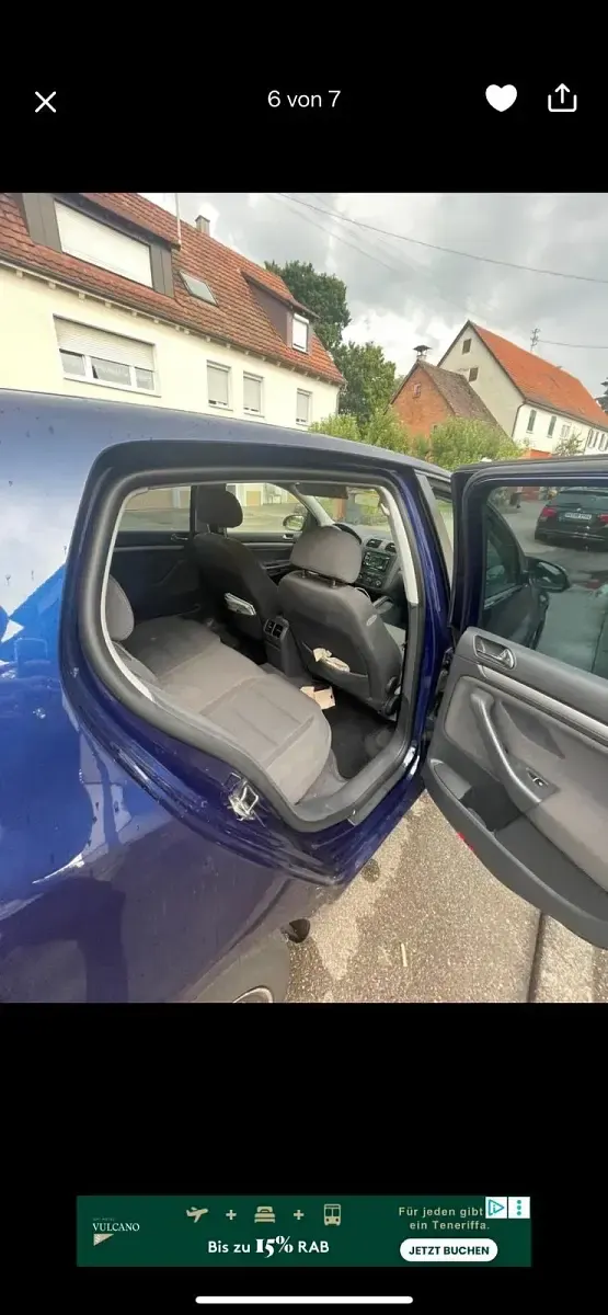 Gebraucht VW Golf V 105 PS (77 kW) 2004 Blau Kleinwagen