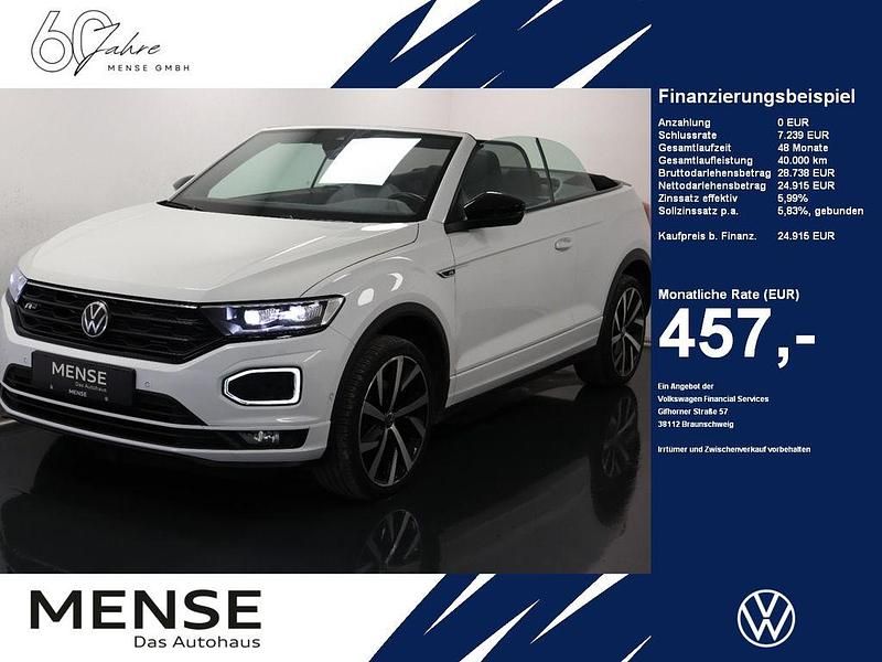 Gebraucht VW T-Roc Cabriolet Beats 150 PS (110 kW) 2021 Weiß Cabrio