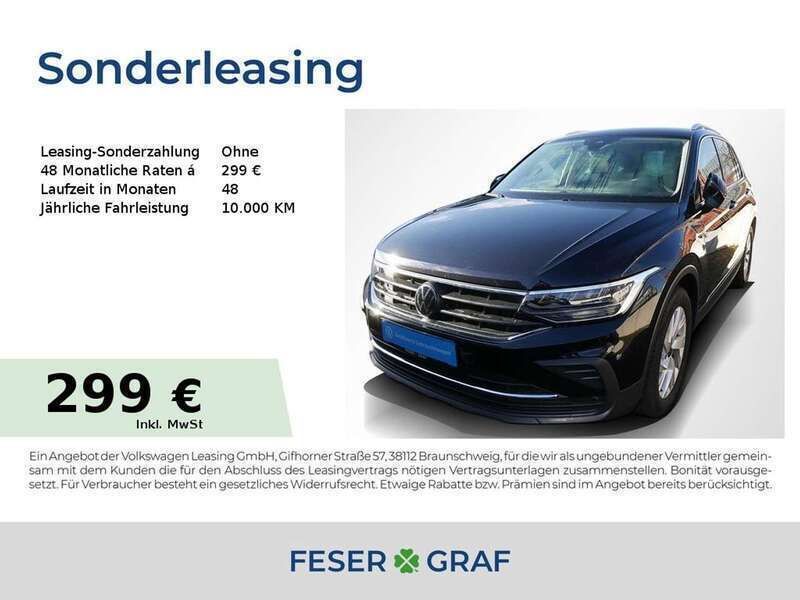 Gebraucht VW Tiguan Move 150 PS (110 kW) 2024 Deep black perleffekt SUV