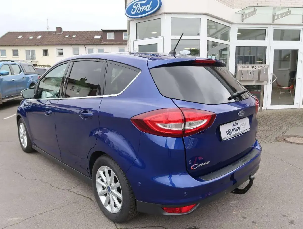 Gebraucht Ford C-MAX Titanium 125 PS (91 kW) 2018 Indicblau metallic Van / Kleinbus