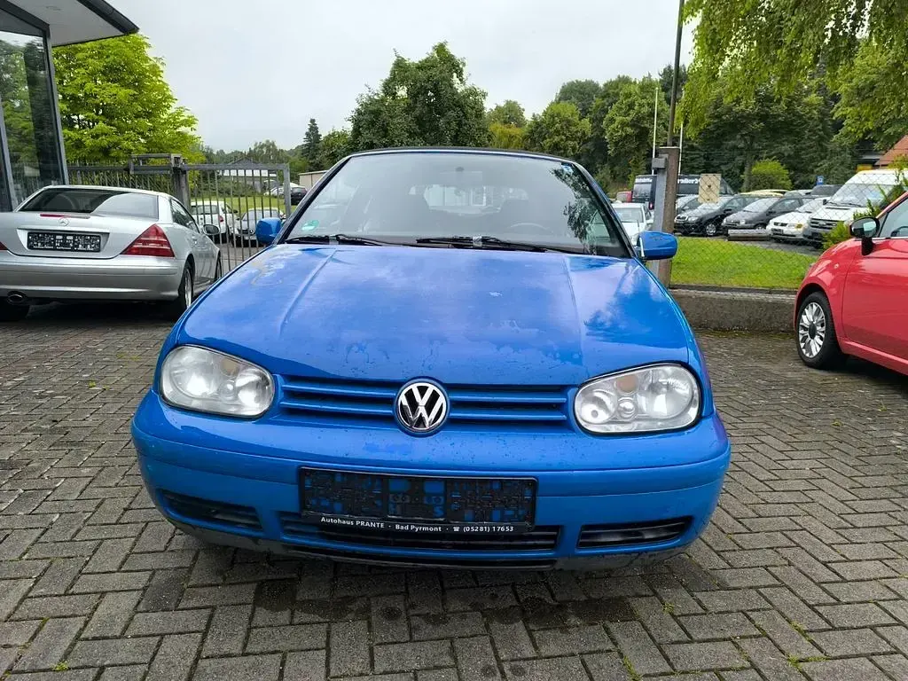Gebraucht VW Golf Conceptline 116 PS (85 kW) 2001 Blau Cabrio