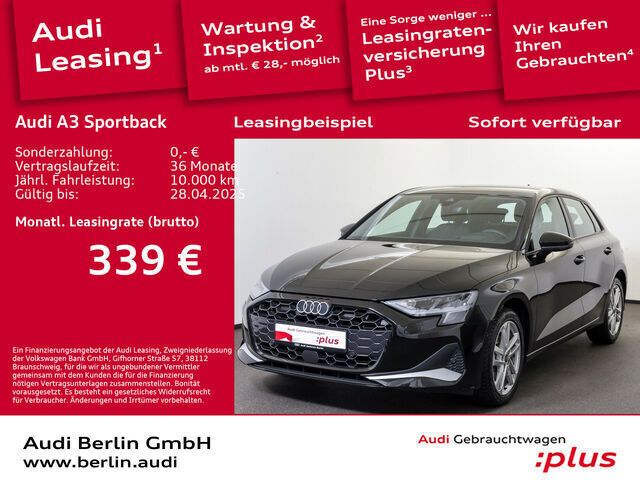 Gebraucht Audi A3 Advanced Plus 150 PS (110 kW) 2024 Mythosschwarz metallic Limousine