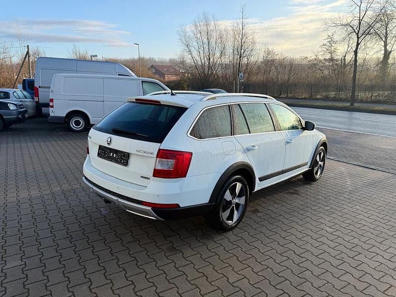 Gebraucht Skoda Octavia Scout 4x4 150 PS (110 kW) 2015 Weiß Kleinwagen