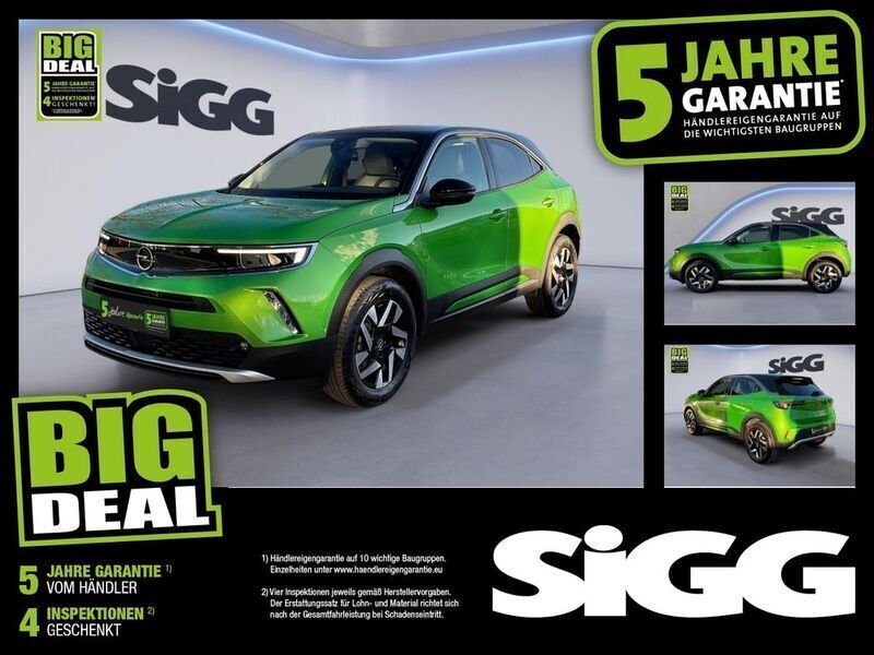 Matcha green/ikone gruen Gebraucht 2022 Opel Mokka Elegance SUV | 14.580 € (Fairer Preis) - Bild 1/4