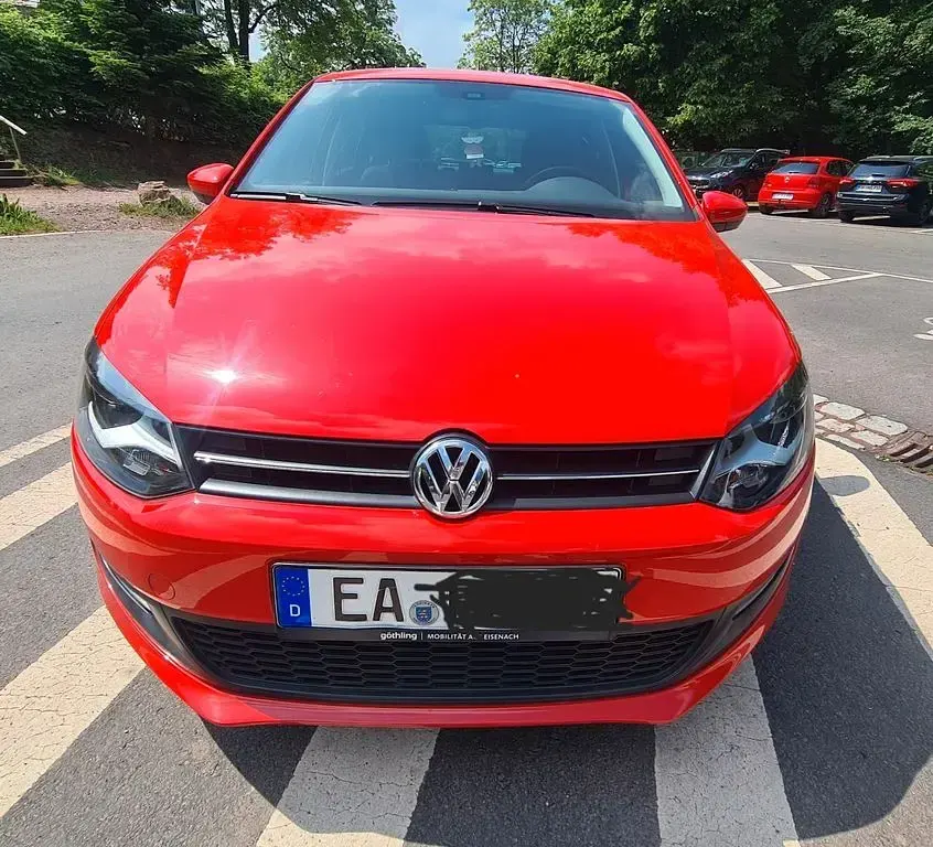 Gebraucht VW Polo 86 PS (63 kW) 2010 Rot Kleinwagen