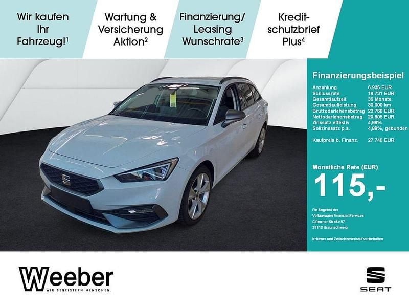 Weiß Gebraucht 2025 Seat Leon FR Limousine | 27.740 € (Guter Preis) - Bild 1/4
