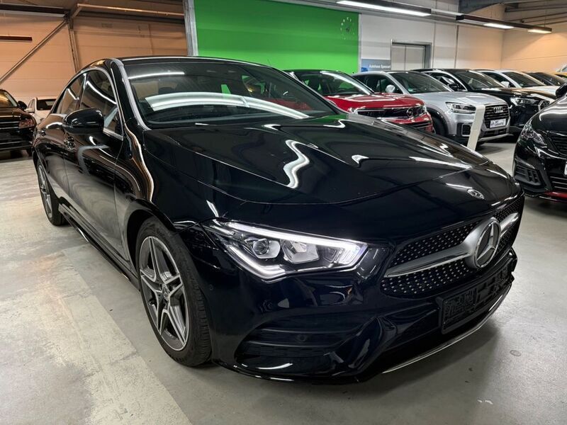 Schwarz Gebraucht 2023 Mercedes CLA220 AMG line Limousine | 36.090 € (Fairer Preis) - Bild 1/4