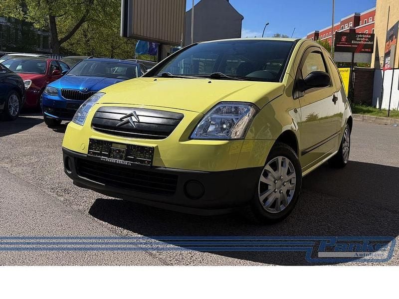 Gebraucht Citroën C2 Advance 60 PS (44 kW) 2007 Lack gelb ra/deckende lackieru Kleinwagen