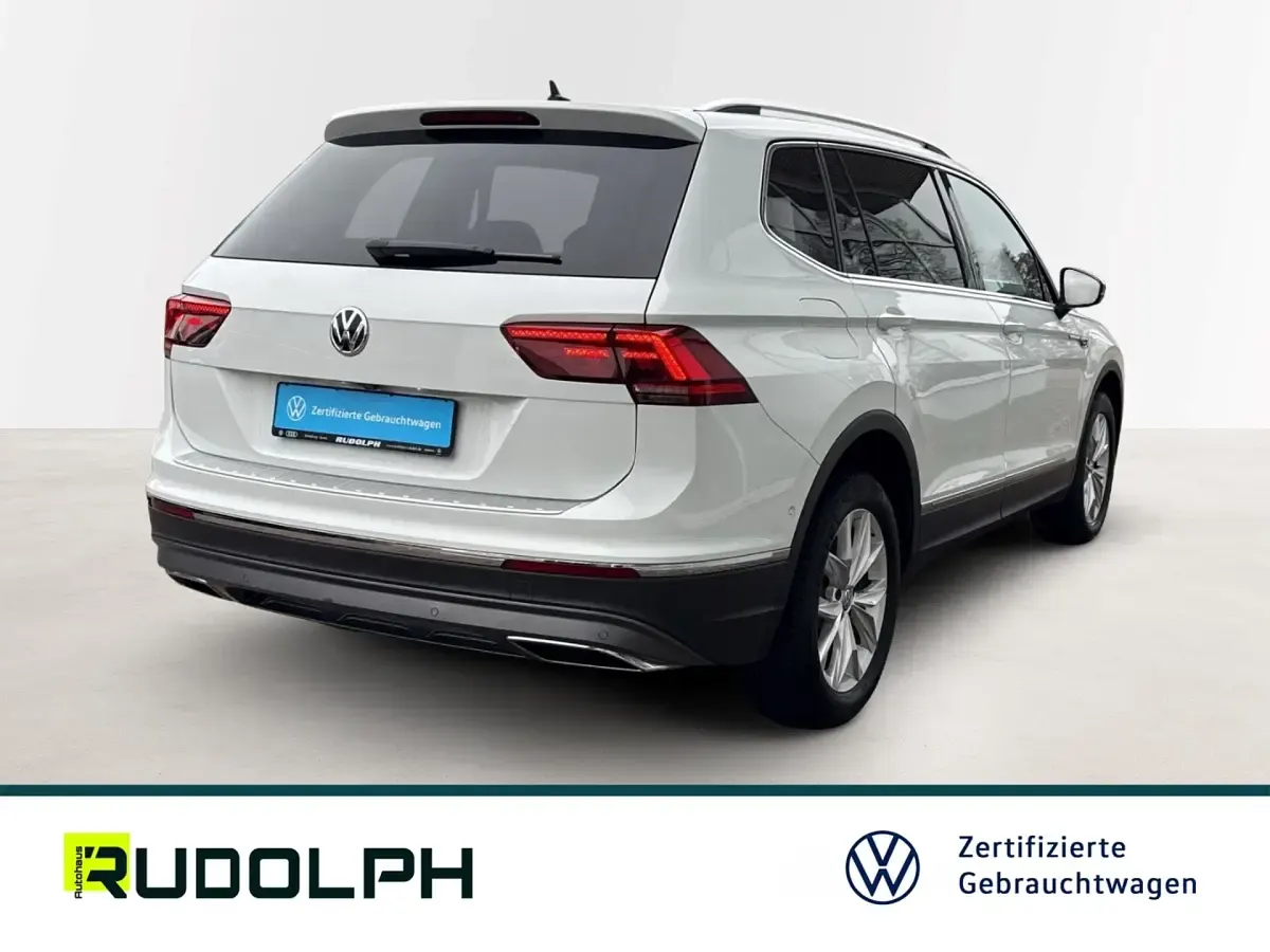 Gebraucht VW Tiguan Allspace Highline 245 PS (180 kW) 2019 Pure white SUV