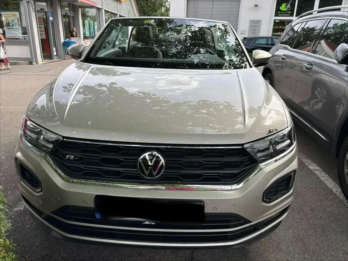 Gebraucht VW T-Roc Cabriolet R-line 150 PS (110 kW) 2021 Silber Cabrio