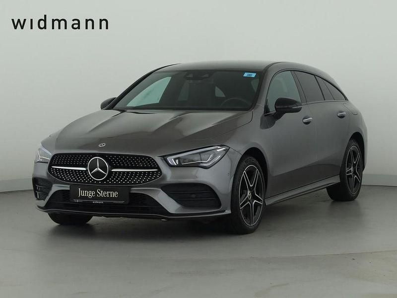 Metalliclack mountaingrau Gebraucht 2022 Mercedes CLA250e Shooting Brake AMG Kombi | 27.850 € (Fairer Preis) - Bild 1/4