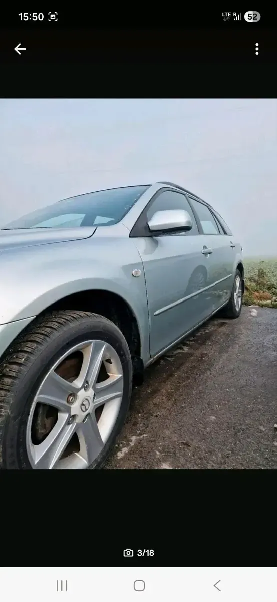 Używany Mazda 6 121 KM (88 kW) 2006 Srebrny Kombi