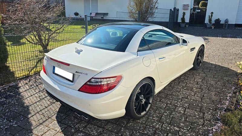 Gebraucht Mercedes SLK55 AMG AMG 421 PS (309 kW) 2014 Weiß Cabrio