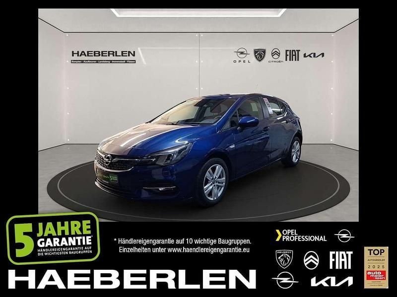 Nautic blau Gebraucht 2021 Opel Astra Edition Limousine | 12.390 € (Guter Preis) - Bild 1/4